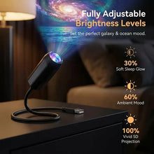 Lumora Galaxy + Ocean Night-Light Projector